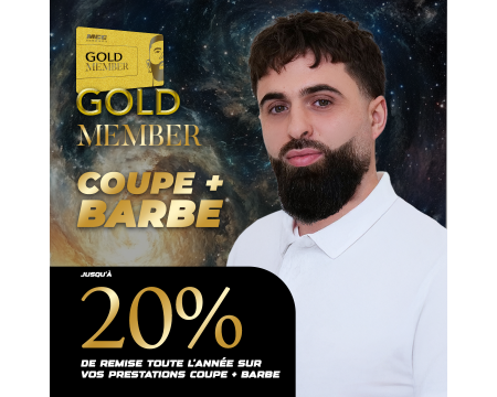 GOLD MEMBER COUPE+BARBE