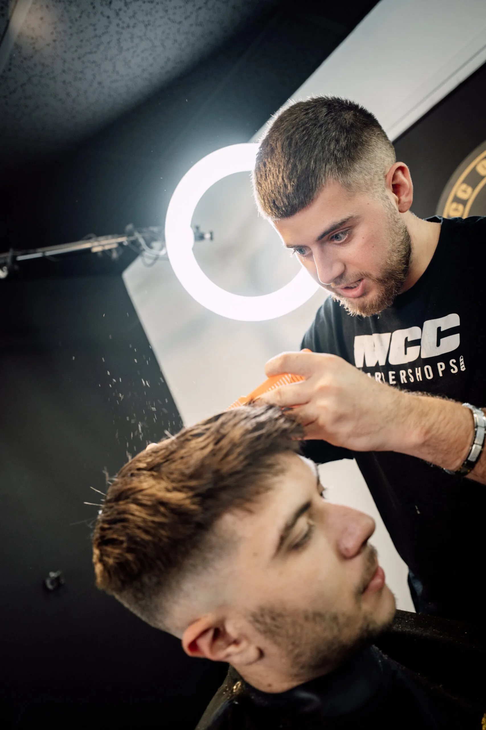 Dégradé homme réalisé chez MCC Barbershops