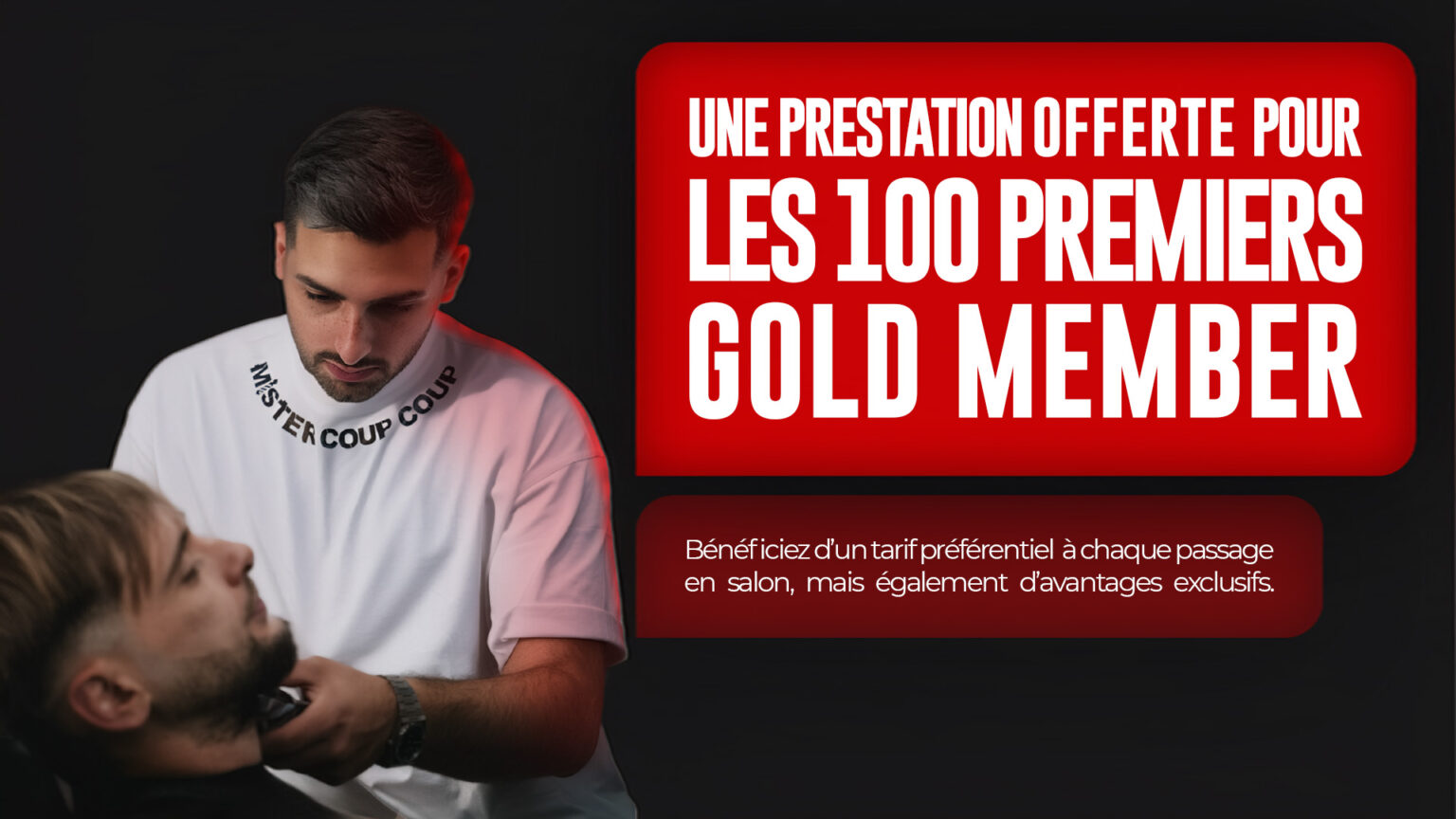 Offre barber gold member Noyelles Godault, prestation offerte dans un barbershop