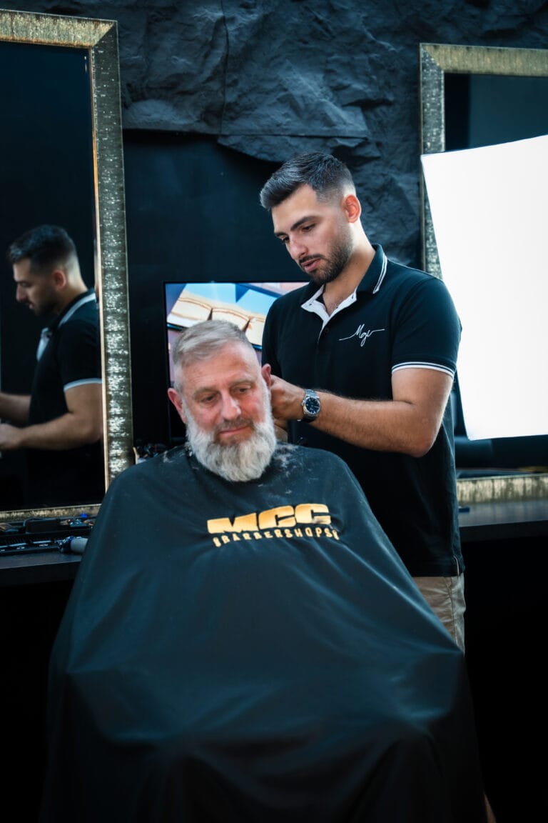 Coupe dégradé homme moderne MCC barbershops